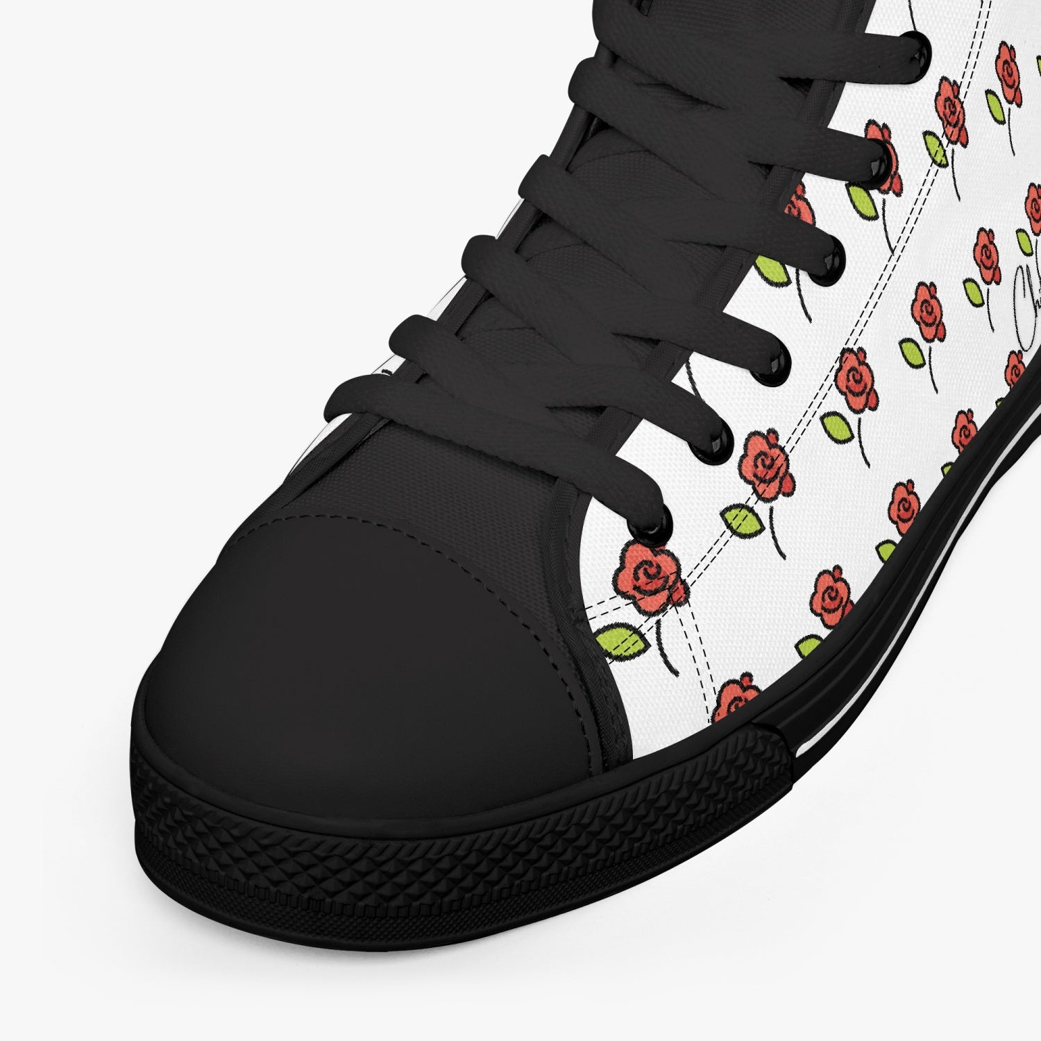 Chitelli's Rose Emoji High Top Sneakers