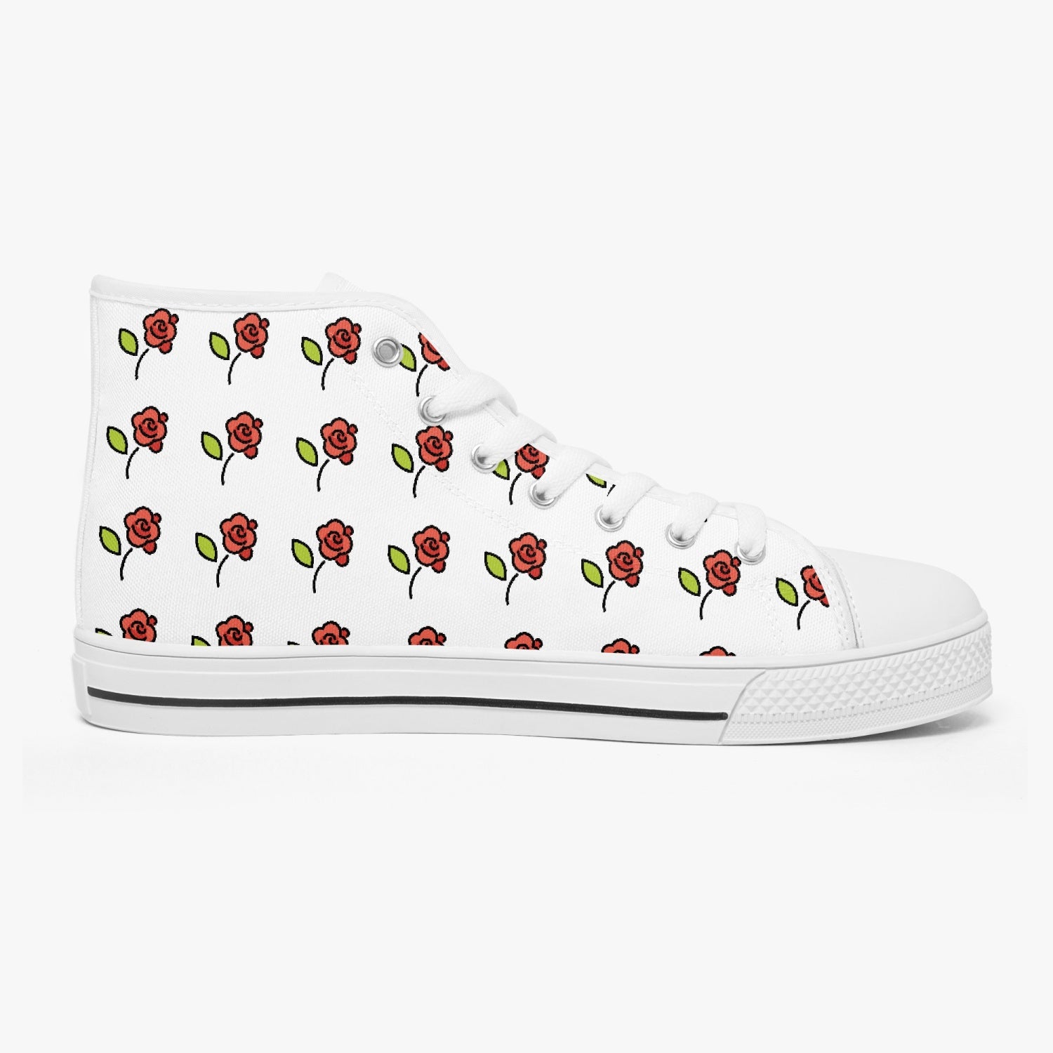 Chitelli's Rose Emoji High Top Sneakers