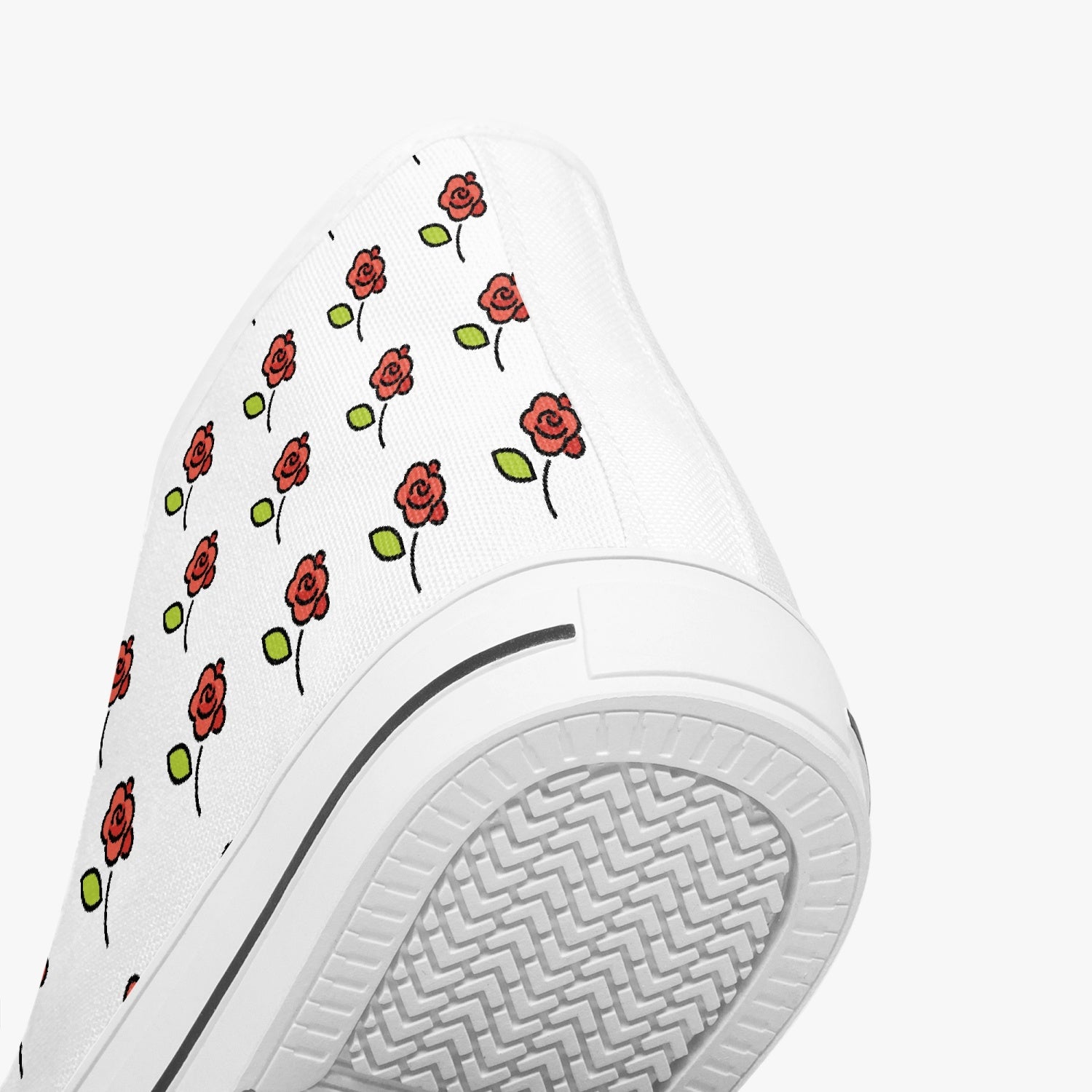 Chitelli's Rose Emoji High Top Sneakers