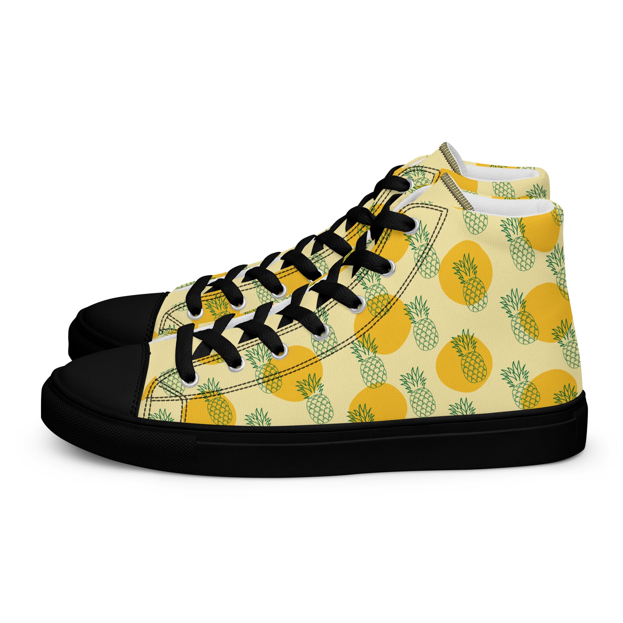 Chitelli's Pineapple Paradise Men's High Top Shoes