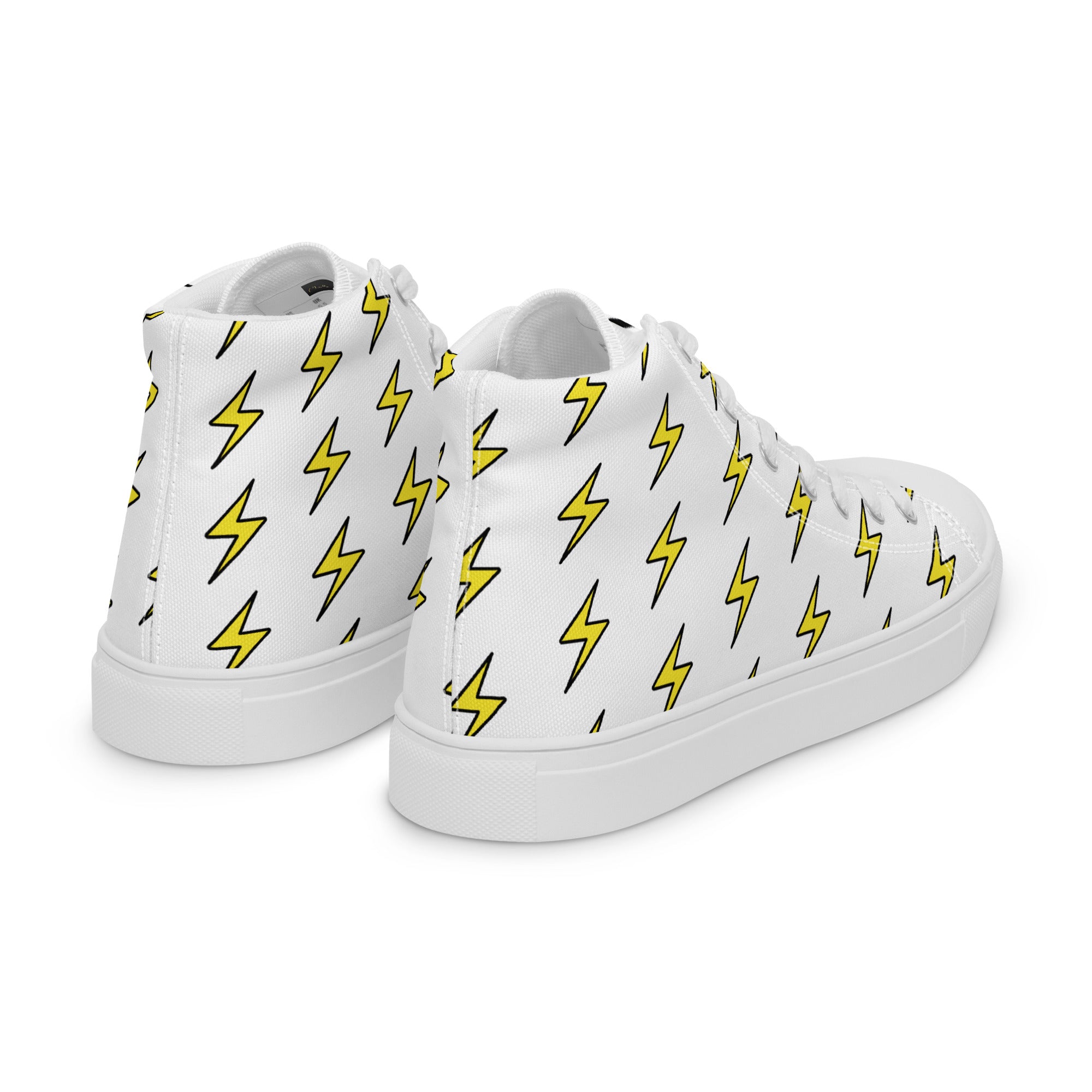 Chitelli's Lightning Emoji Men's High Top Sneakers