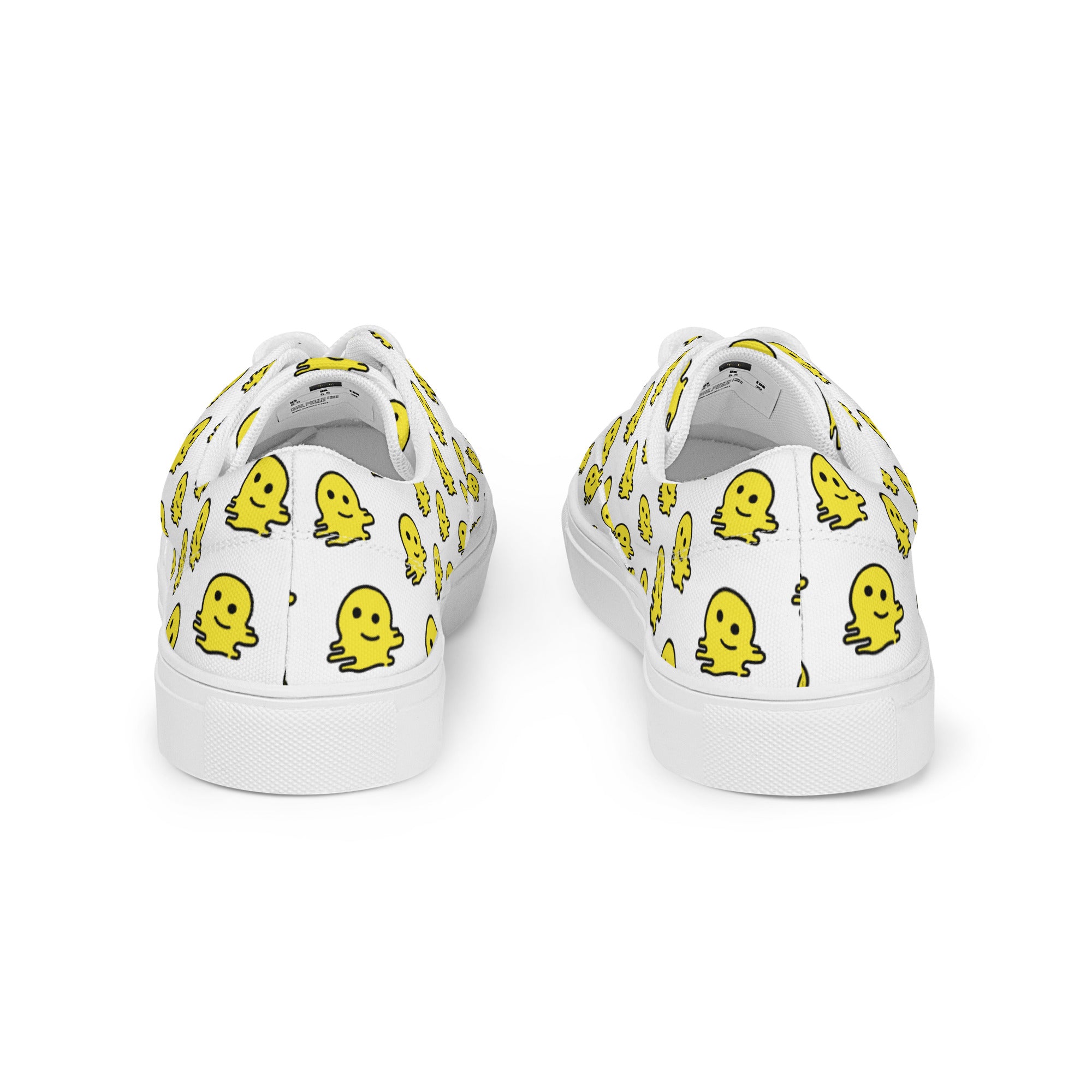 Chitelli's Melting Face Emoji Men's Canvas Shoes