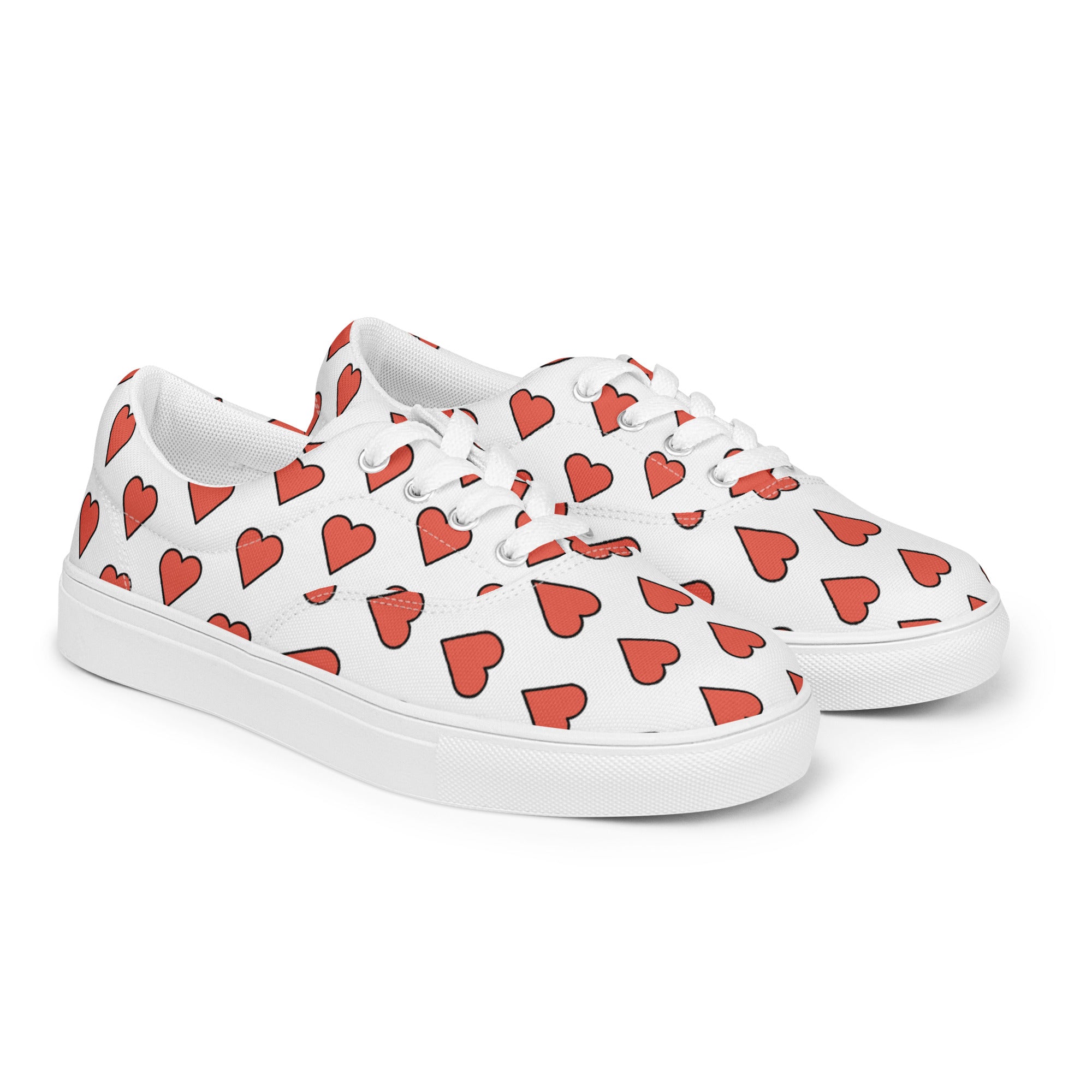 Chitelli's Heart Emoji Men's Canvas Shoes