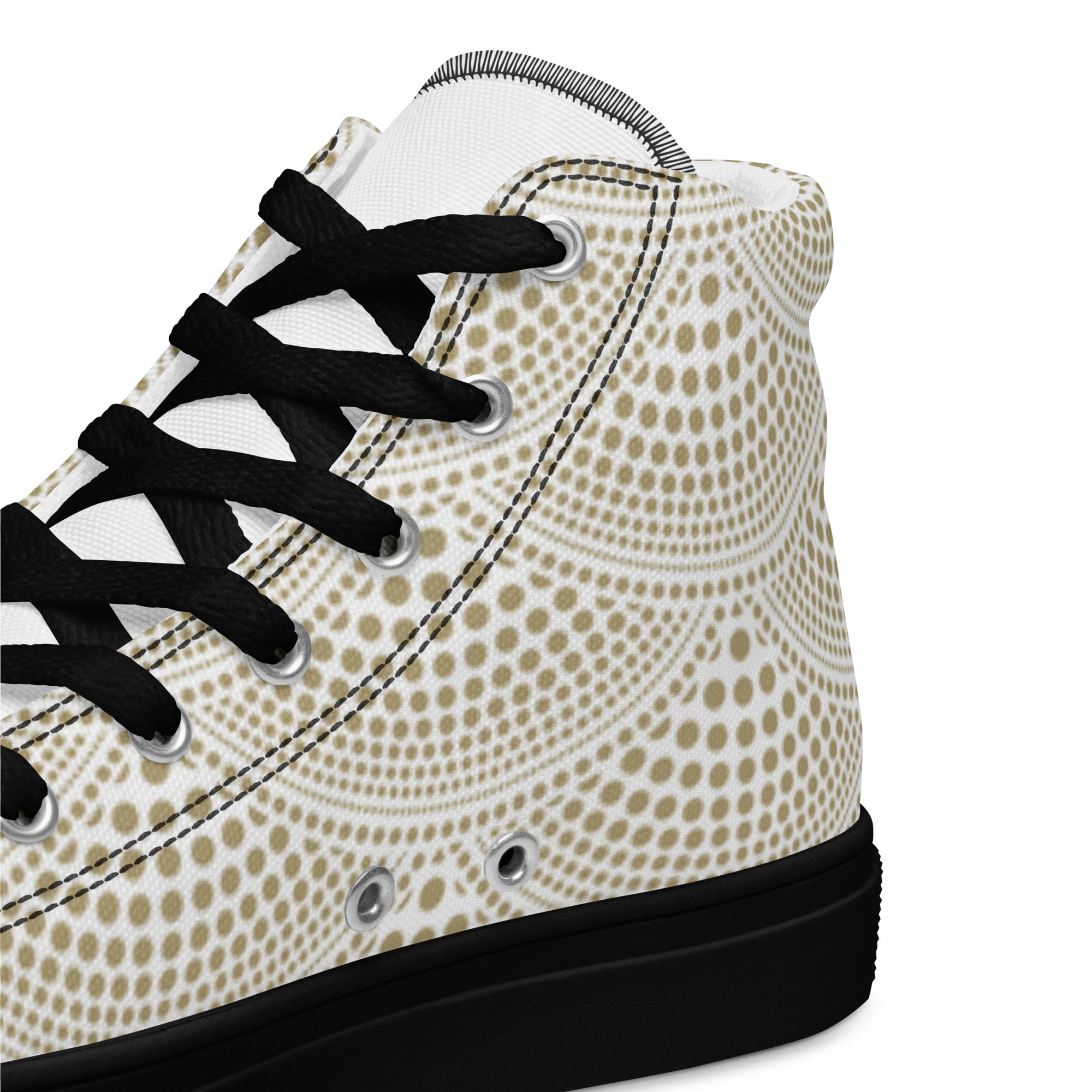 Chitelli's Golden Dots Women's High Top Shoes