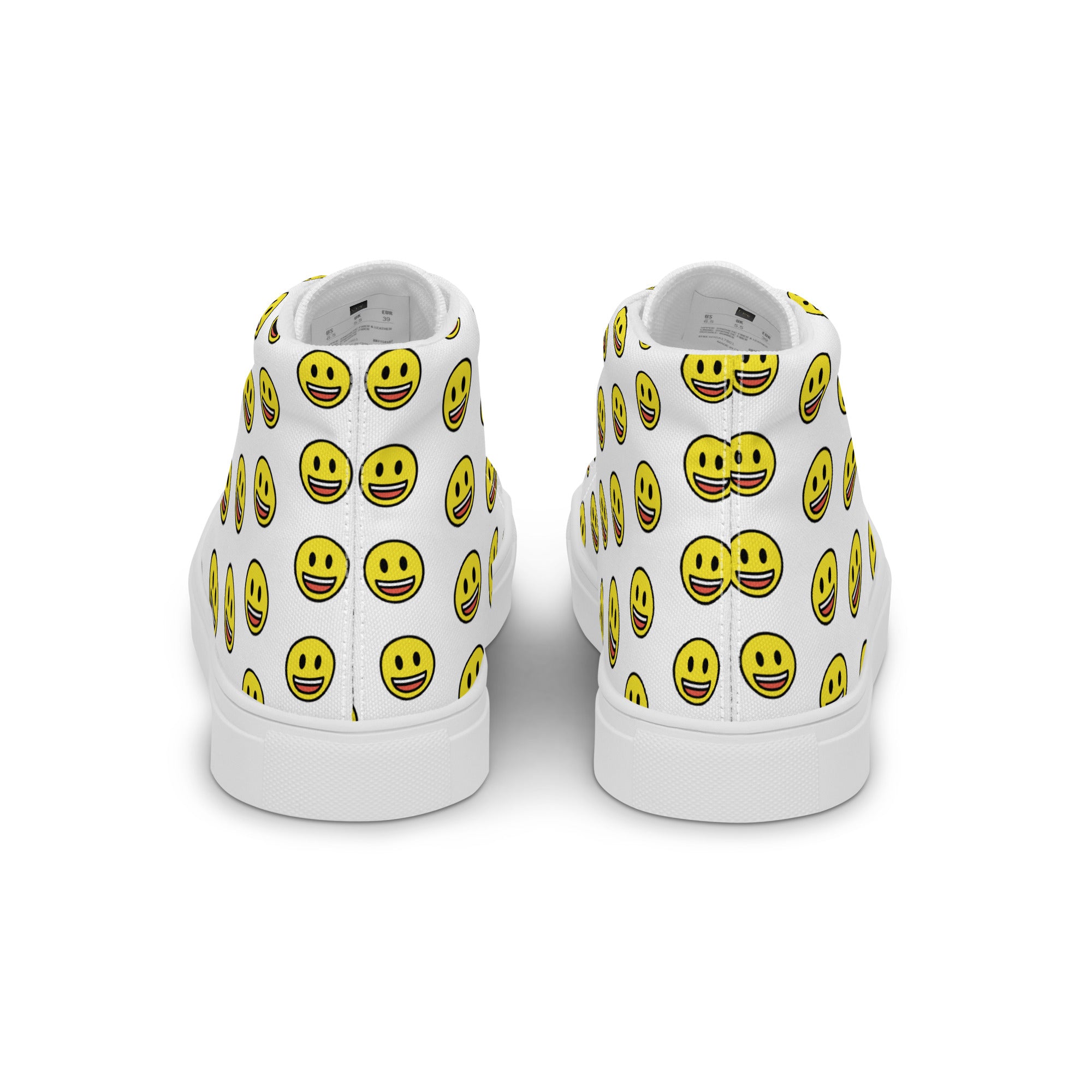 Chitelli's Happy Face Emoji Women's High Top Sneakers