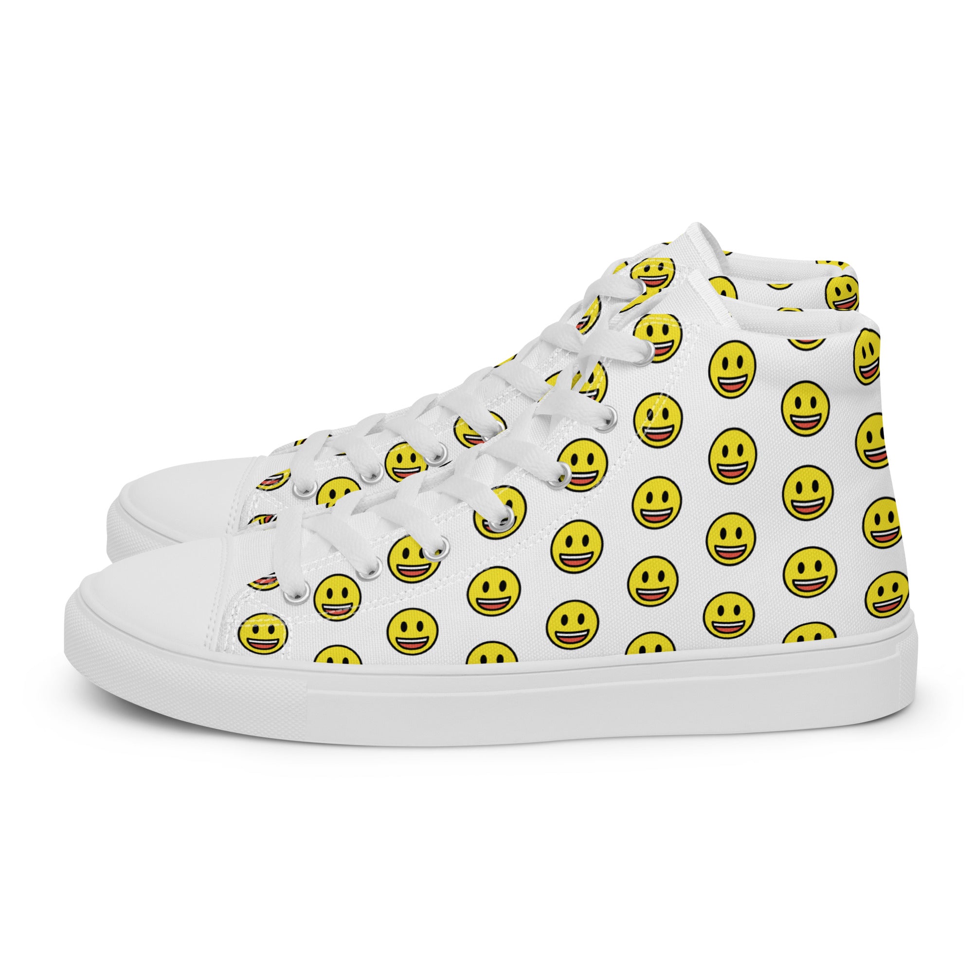 Chitelli's Happy Face Emoji Women's High Top Sneakers