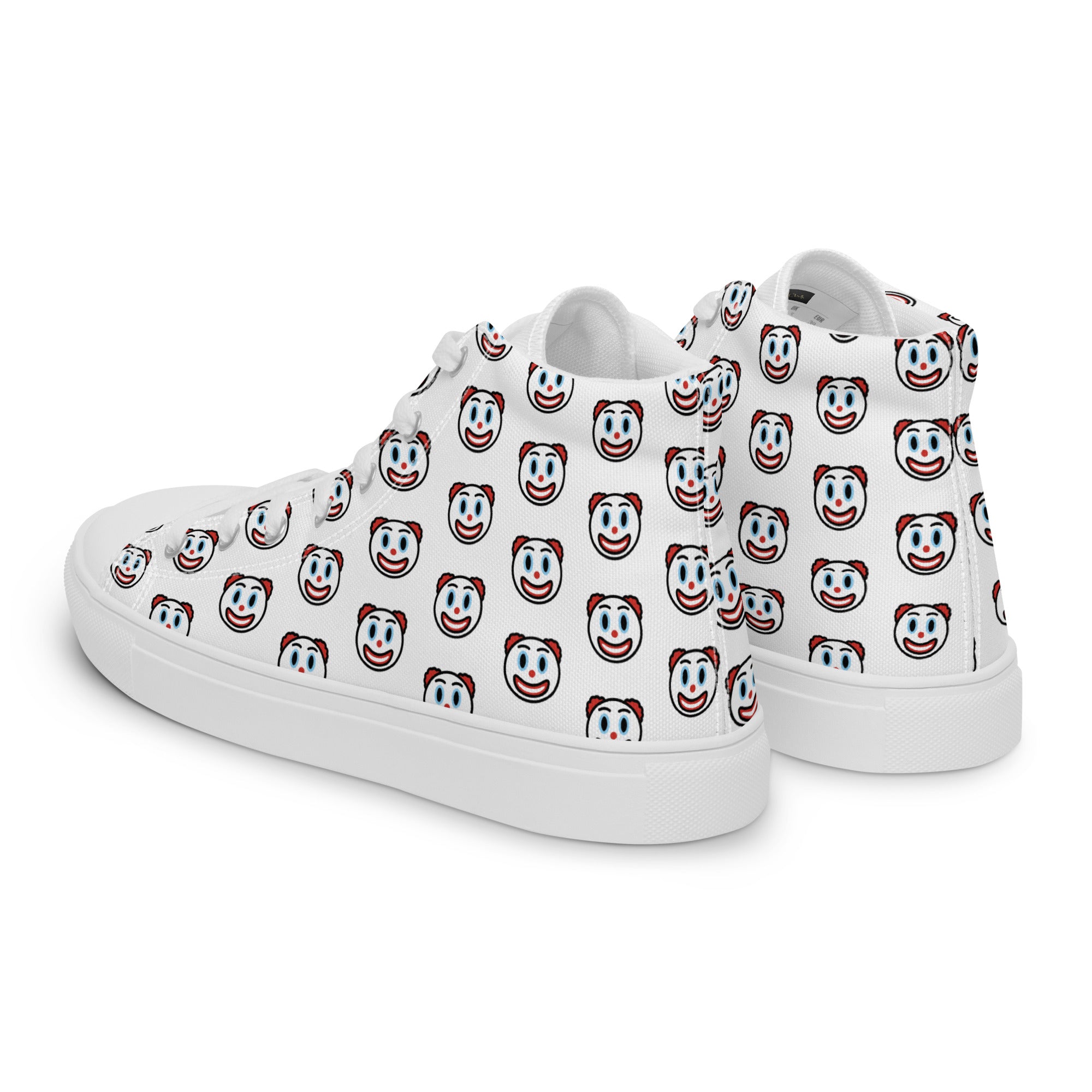 Chitelli's Clown Emoji Women's High Top Sneakers