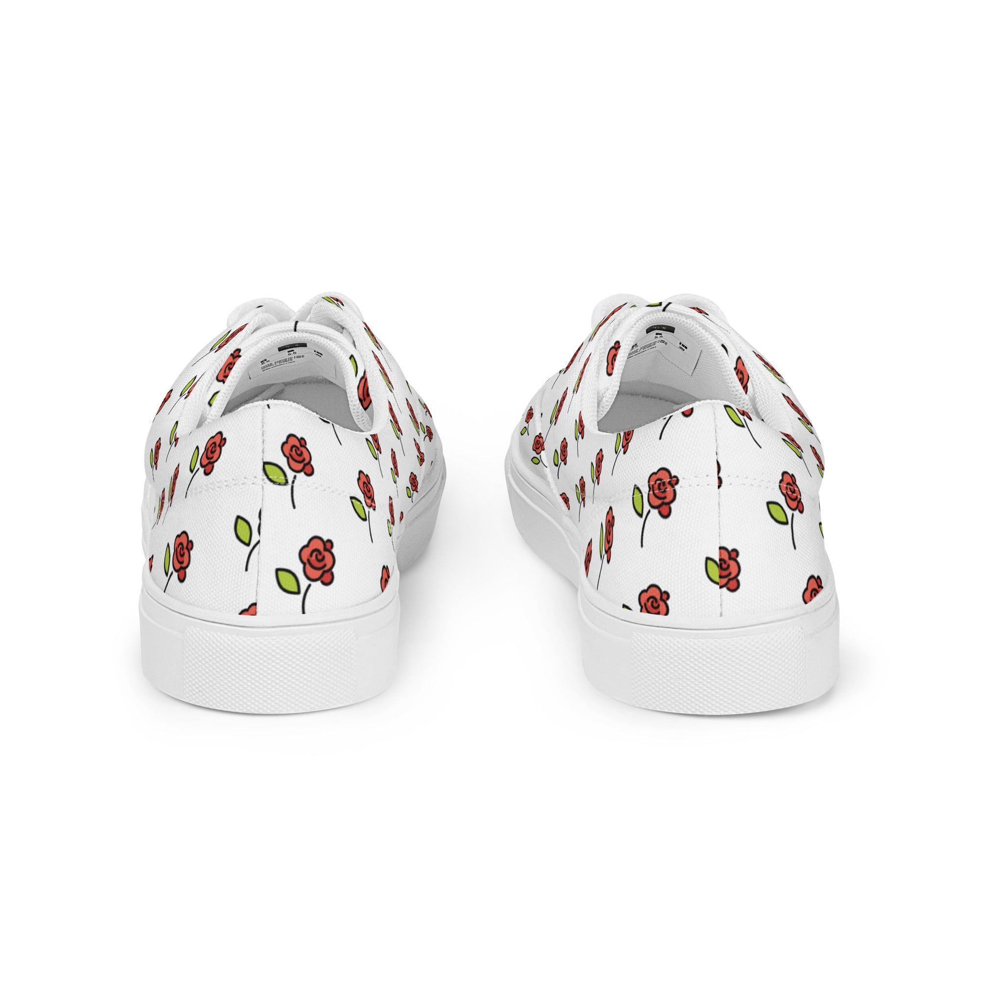 Chitelli's Rose Emoji Women's Canvas Shoes