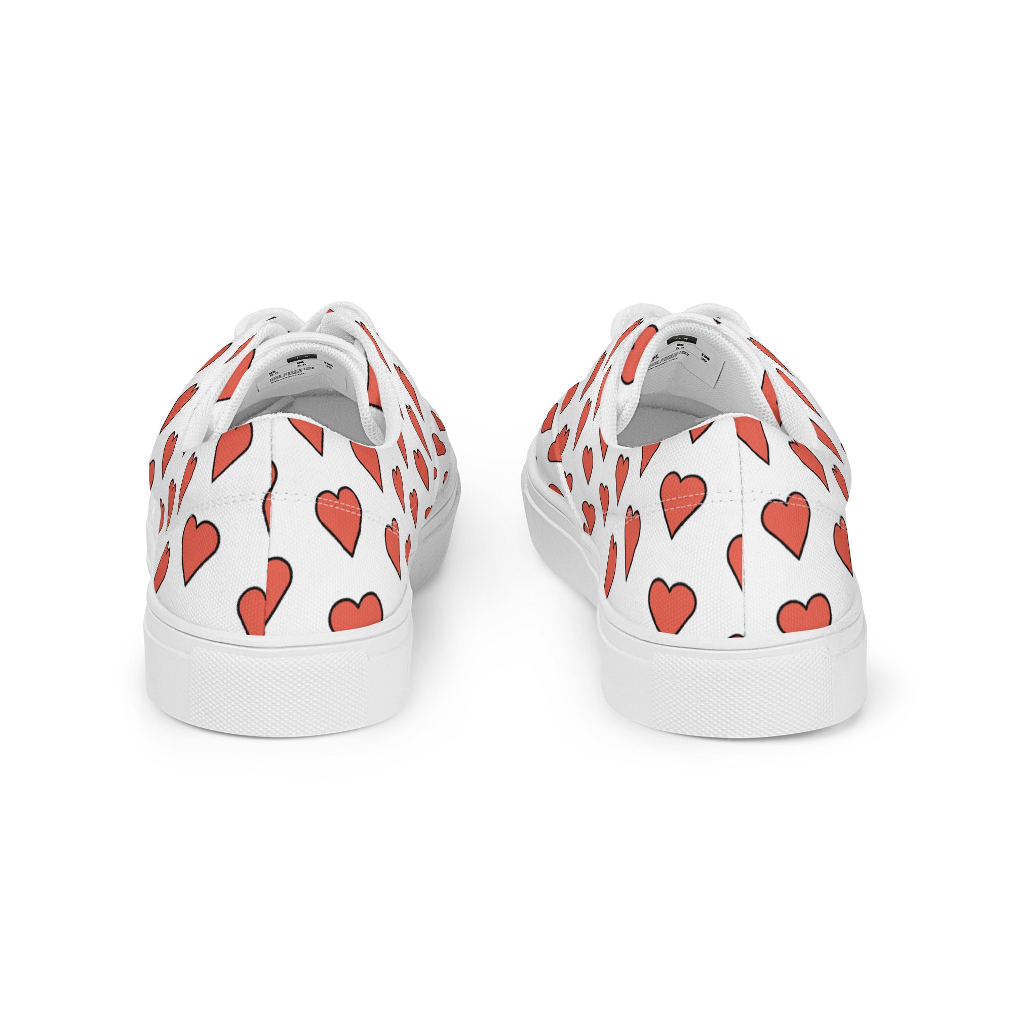 Chitelli's Heart Emoji Women's Canvas Shoes
